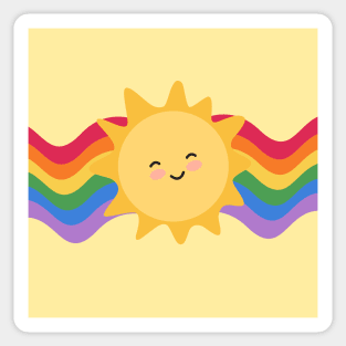 Radiate Positivity cute smile Sticker